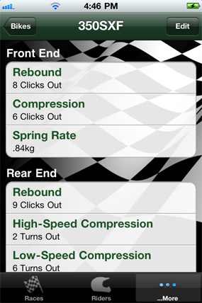 RaceTrackerMX iphone app